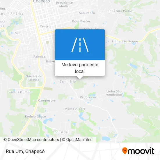 Rua Um mapa