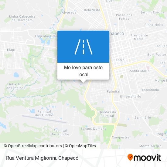 Rua Ventura Migliorini mapa