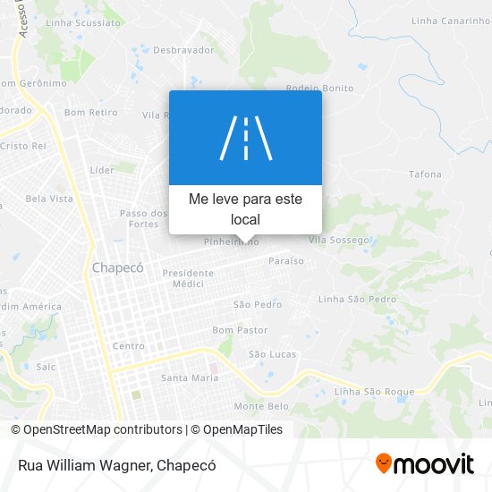 Rua William Wagner mapa