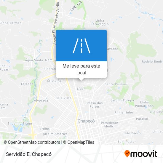 Servidão E mapa