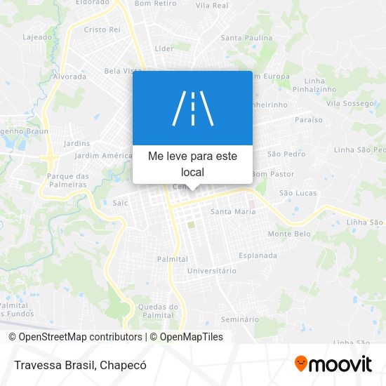 Travessa Brasil mapa