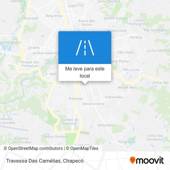 Travessa Das Camélias mapa