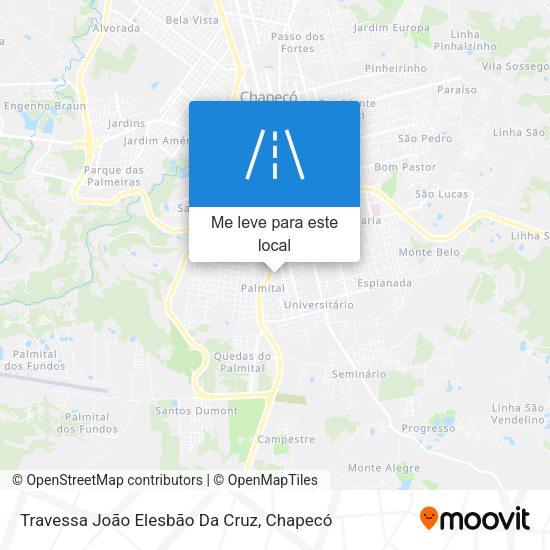 Travessa João Elesbão Da Cruz mapa