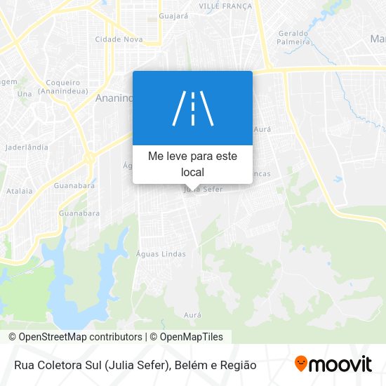 Rua Coletora Sul (Julia Sefer) mapa