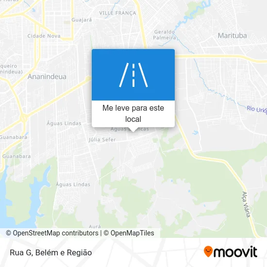 Rua G mapa