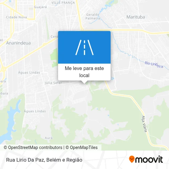 Rua Lirio Da Paz mapa