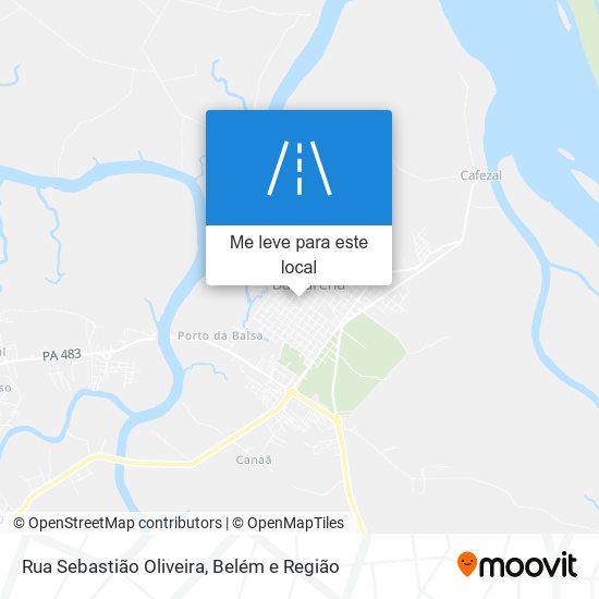 Rua Sebastião Oliveira mapa