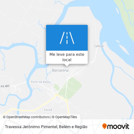 Travessa Jerônimo Pimentel mapa