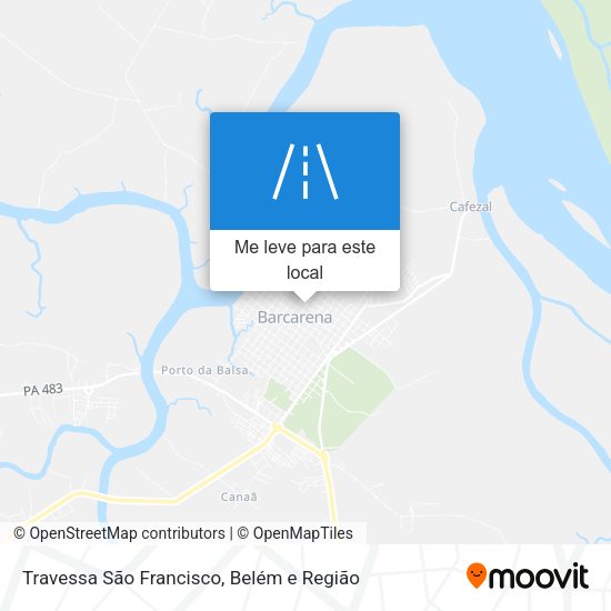 Travessa São Francisco mapa