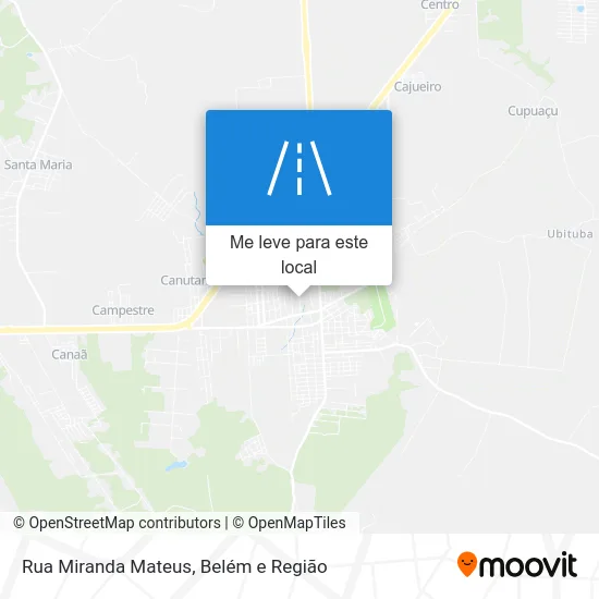 Rua Miranda Mateus mapa