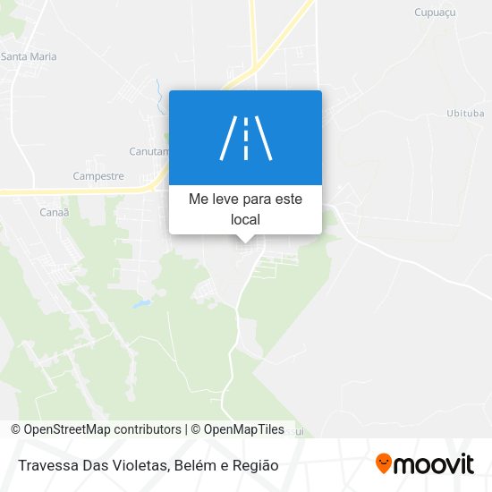 Travessa Das Violetas mapa