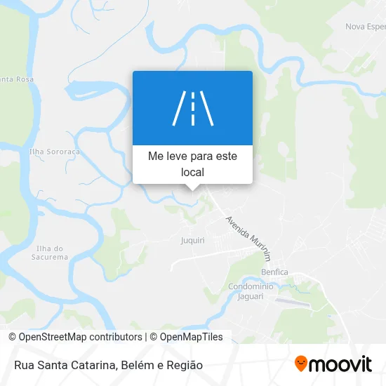 Rua Santa Catarina mapa