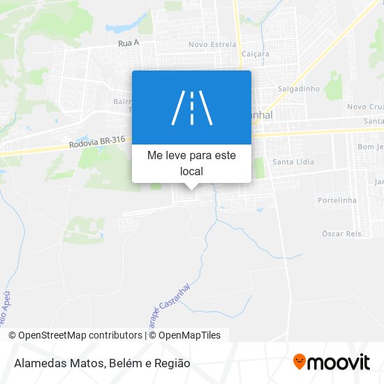 Alamedas Matos mapa