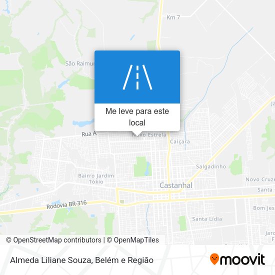 Almeda Liliane Souza mapa
