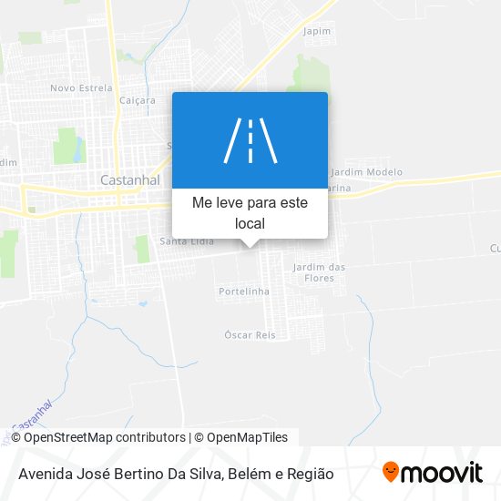 Avenida José Bertino Da Silva mapa