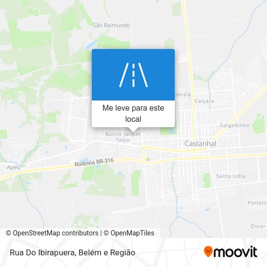 Rua Do Ibirapuera mapa