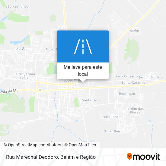 Rua Marechal Deodoro mapa