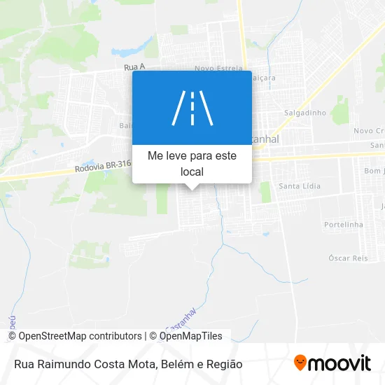 Rua Raimundo Costa Mota mapa