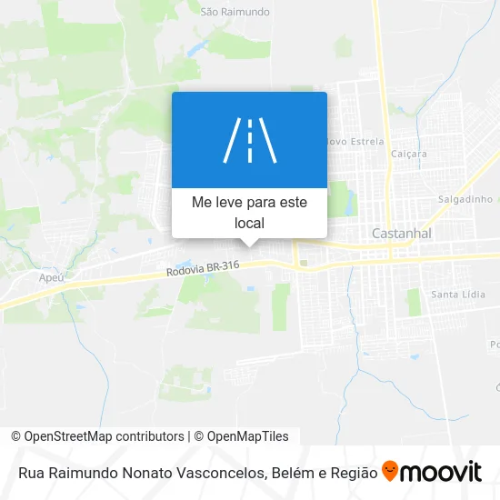 Rua Raimundo Nonato Vasconcelos mapa