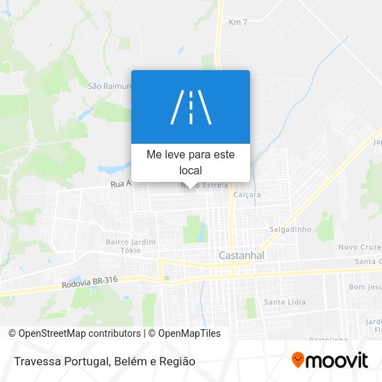 Travessa Portugal mapa