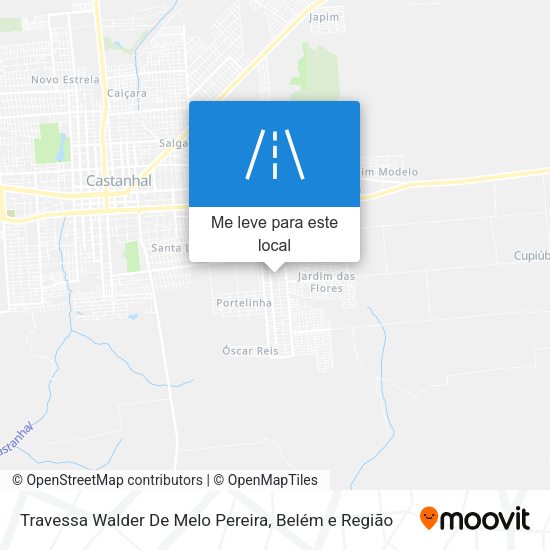 Travessa Walder De Melo Pereira mapa