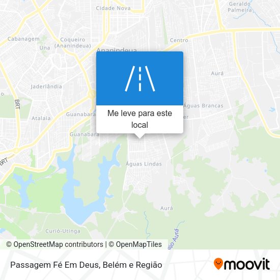 Passagem Fé Em Deus mapa
