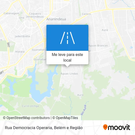 Rua Democracia Operaria mapa