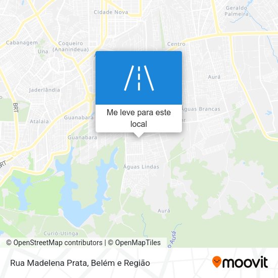 Rua Madelena Prata mapa