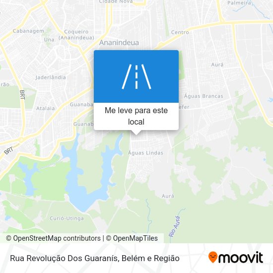 Rua Revolução Dos Guaranís mapa
