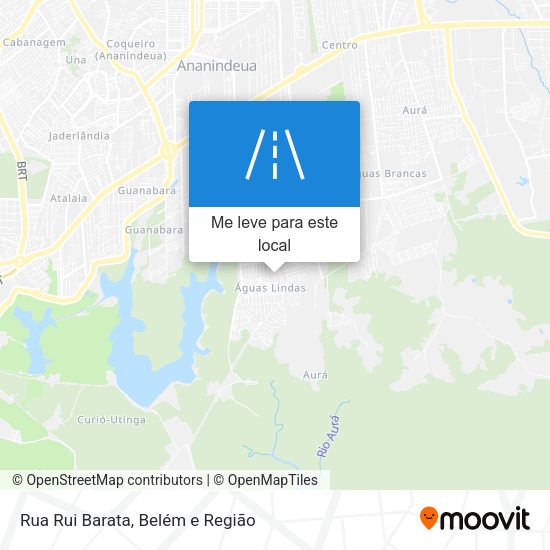 Rua Rui Barata mapa