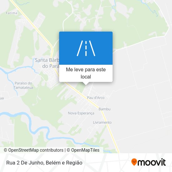 Rua 2 De Junho mapa