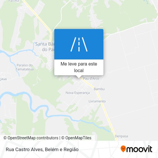 Rua Castro Alves mapa
