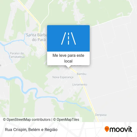 Rua Crispin mapa