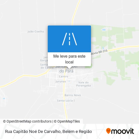 Rua Capitão Noé De Carvalho mapa