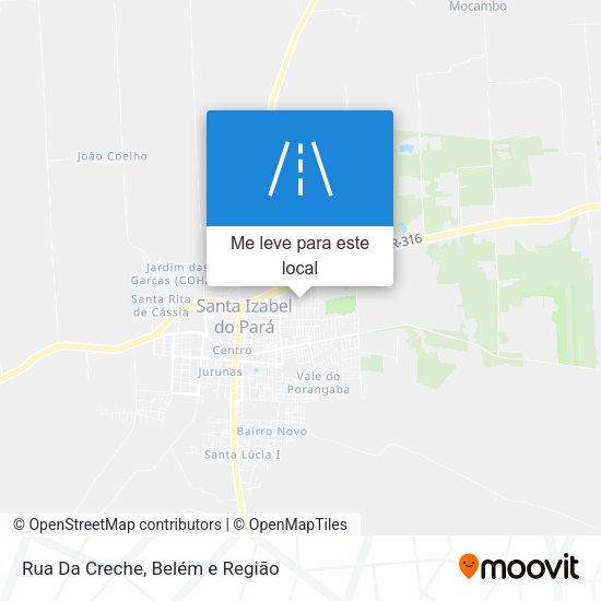 Rua Da Creche mapa