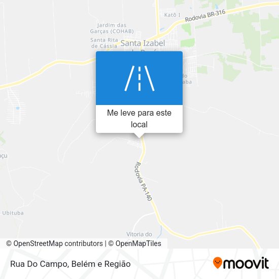 Rua Do Campo mapa