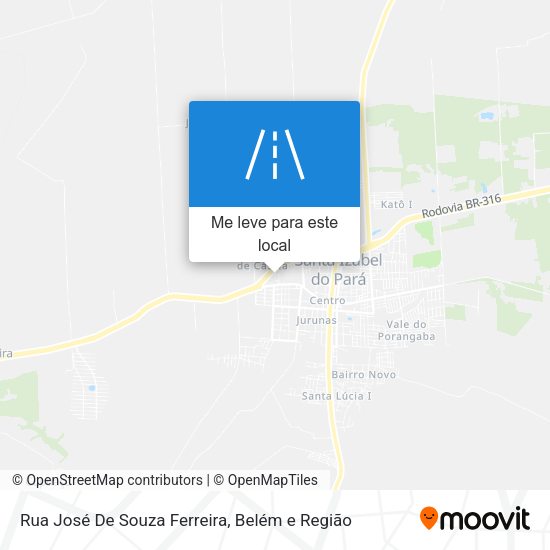 Rua José De Souza Ferreira mapa