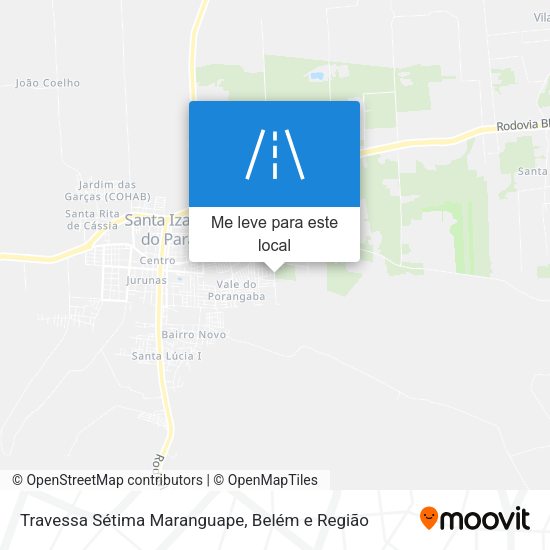 Travessa Sétima Maranguape mapa