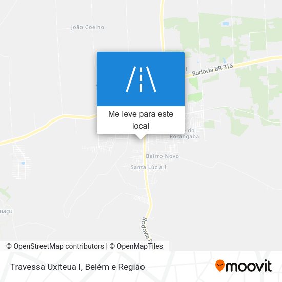 Travessa Uxiteua I mapa