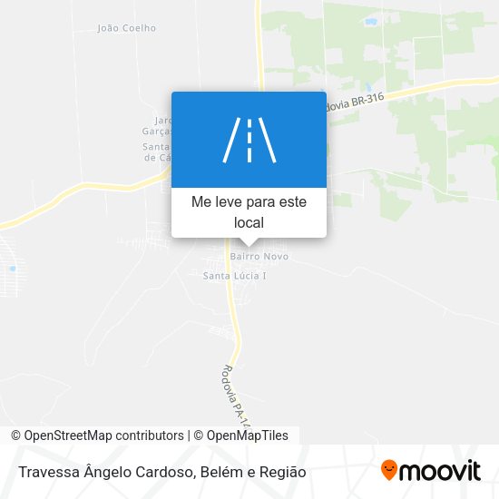 Travessa Ângelo Cardoso mapa