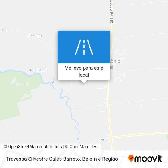 Travessa Silvestre Sales Barreto mapa