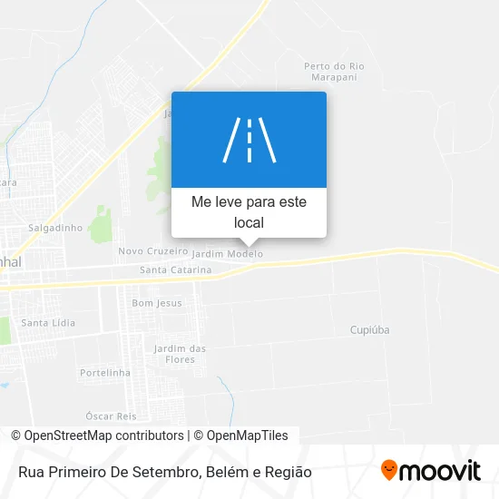 Rua Primeiro De Setembro mapa