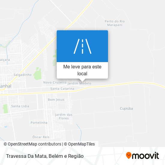 Travessa Da Mata mapa