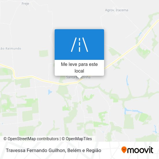 Travessa Fernando Guilhon mapa