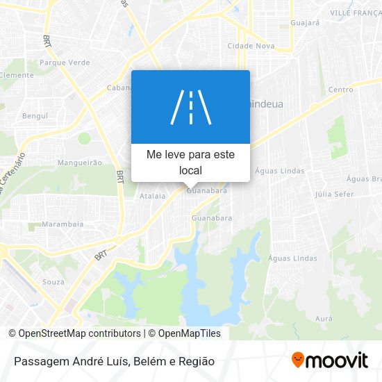 Passagem André Luís mapa