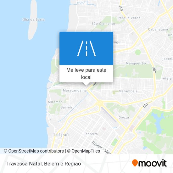 Travessa Natal mapa