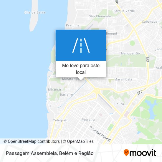 Passagem Assembleia mapa