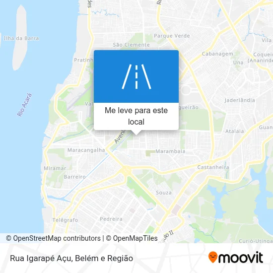 Rua Igarapé Açu mapa