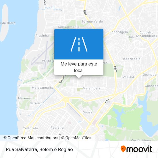 Rua Salvaterra mapa