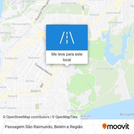 Passagem São Raimundo mapa